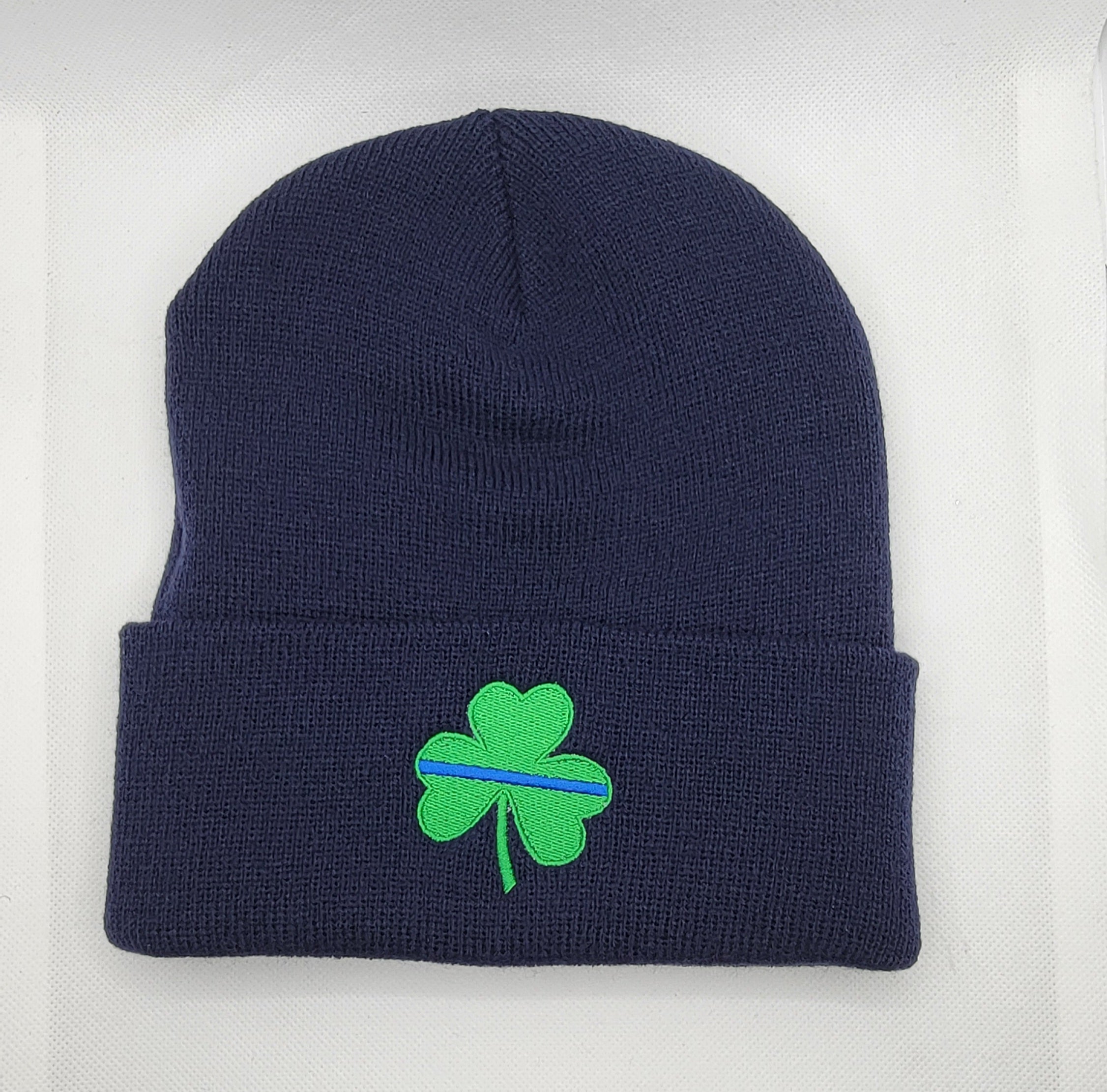 Police, Thin Blue Line Shamrock Edition Beanie