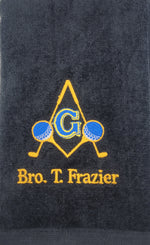 Load image into Gallery viewer, Embroidered Masonic Golf Towels
