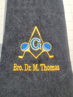 Load image into Gallery viewer, Embroidered Masonic Golf Towels

