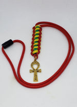 Load image into Gallery viewer, Shriner&#39;s Neck Lanyard with Ankh Pendant
