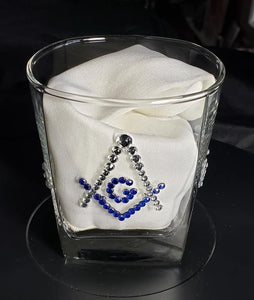 Master Mason Rocks Glass